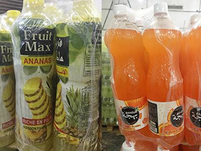 Línea de bebidas carbonatadas 10000BPH en la planta del cliente en Argelia 