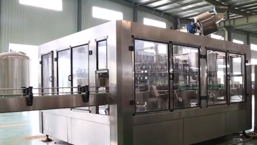 Embotelladora automática de cerveza